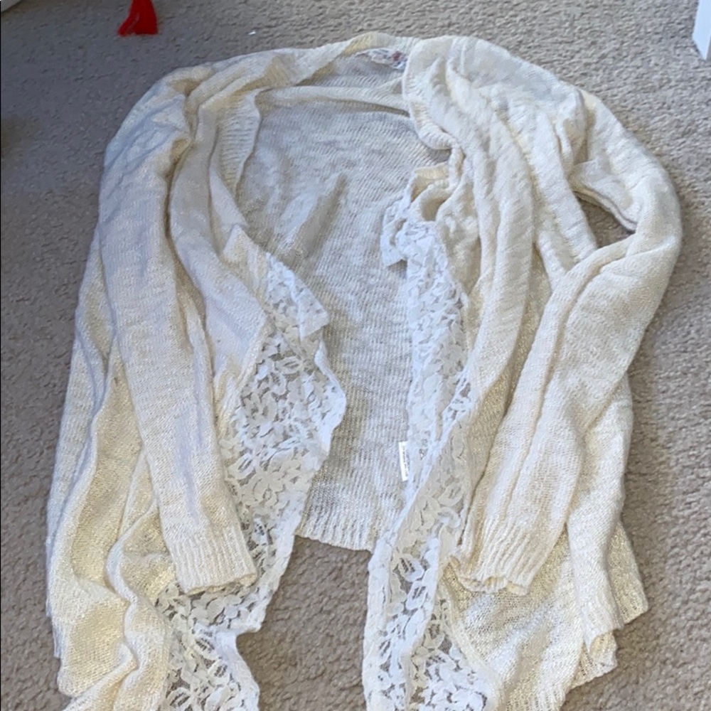 White Cardigan